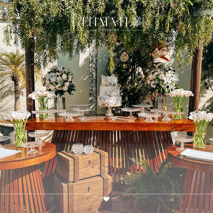 Decoração floral de casamento